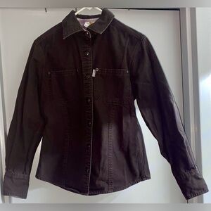 Women's Dark Brown with Flannel Interior Lining - Carhartt Jacket